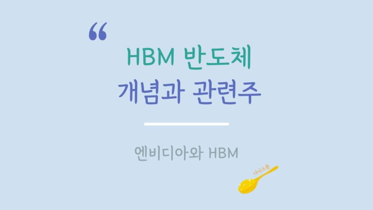 hbm 뜻 관련주를 정리하는 글의 특성이미지