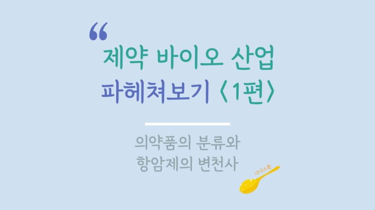 제약 바이오 주식 산업을 설명하는 글의 특성이미지