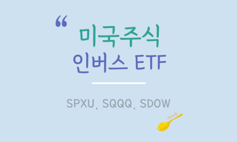 미국 인버스 ETF 종류에 대해 설명하는 글의 특성이미지